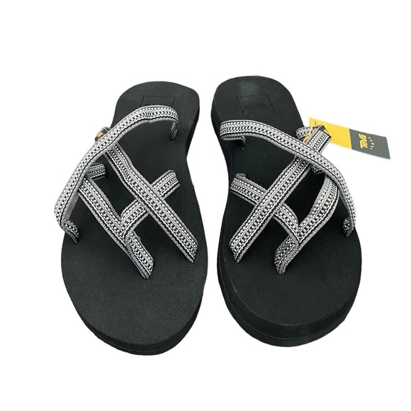 Teva Olowahu Black & Gray Women’s Sandals AGGR - Picture 1 of 8